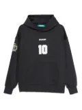 BARROW number-printed hoodie - Black
