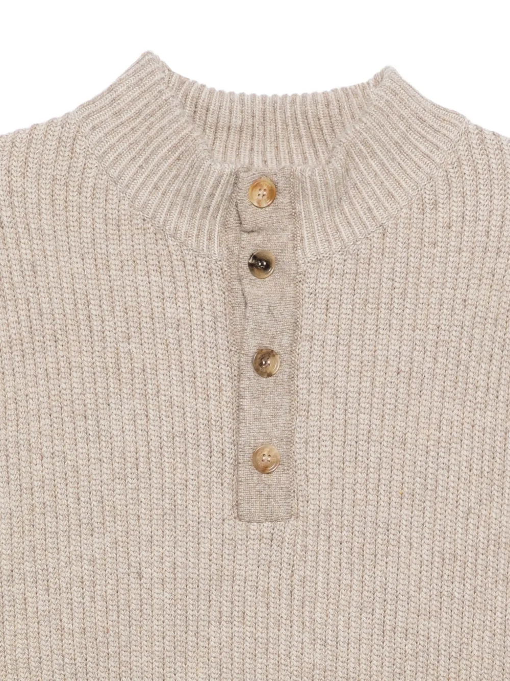 Maurizio Baldassari Ribbed Polo Shirt In Neutral