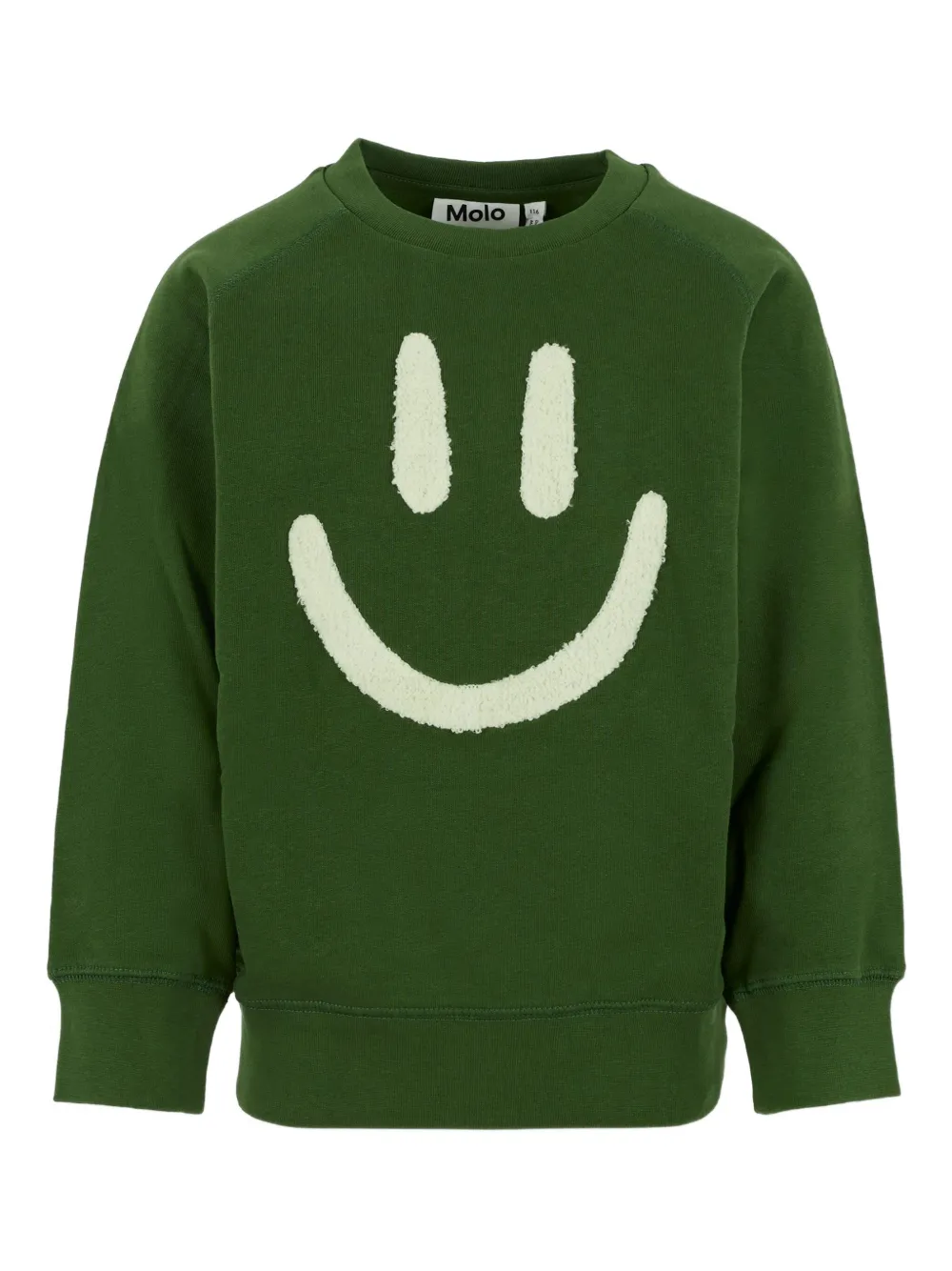 Molo smiley-face sweatshirt | Green | Image 1