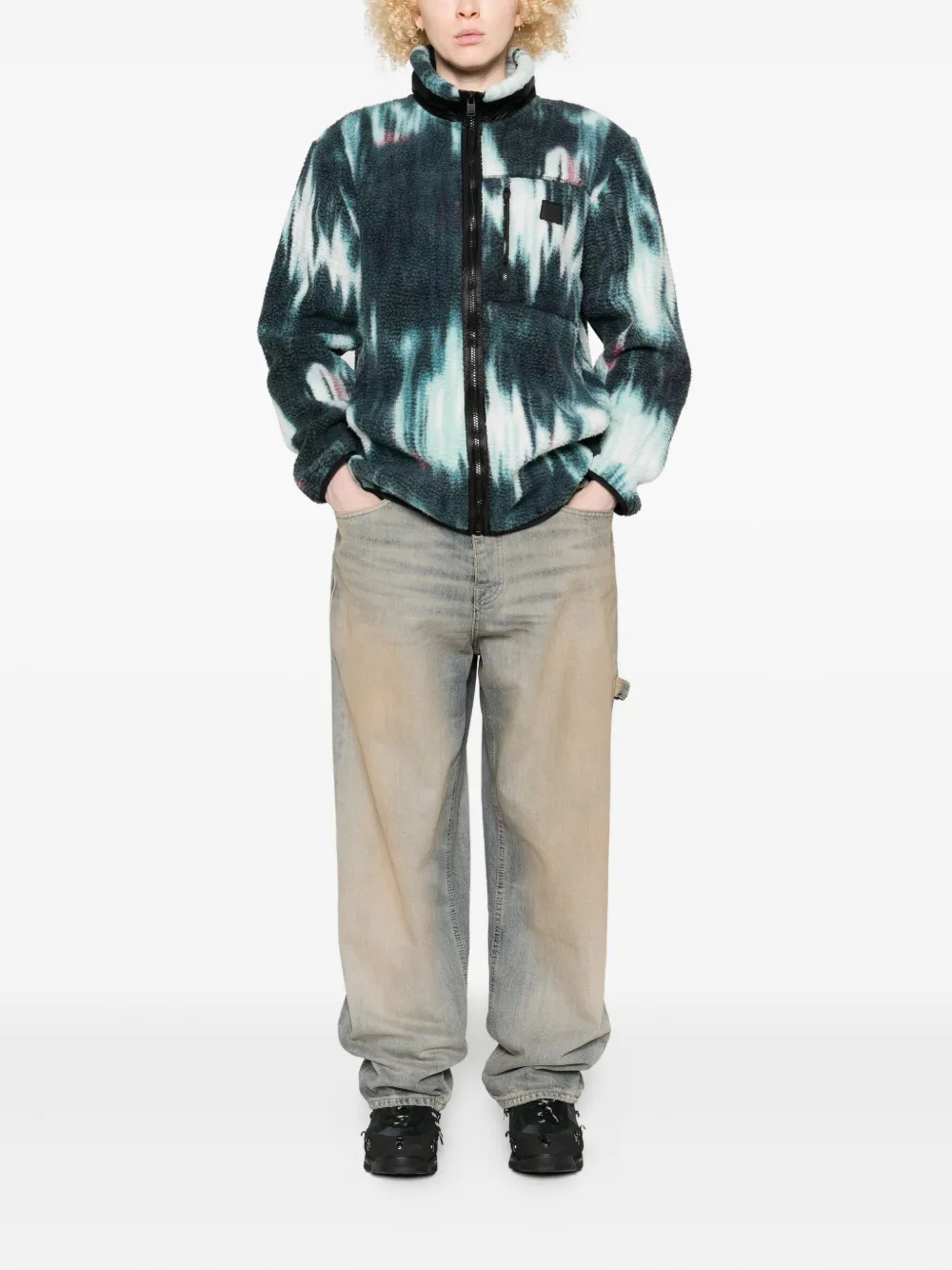 BARROW Denim jeans met vervaagd effect Blauw