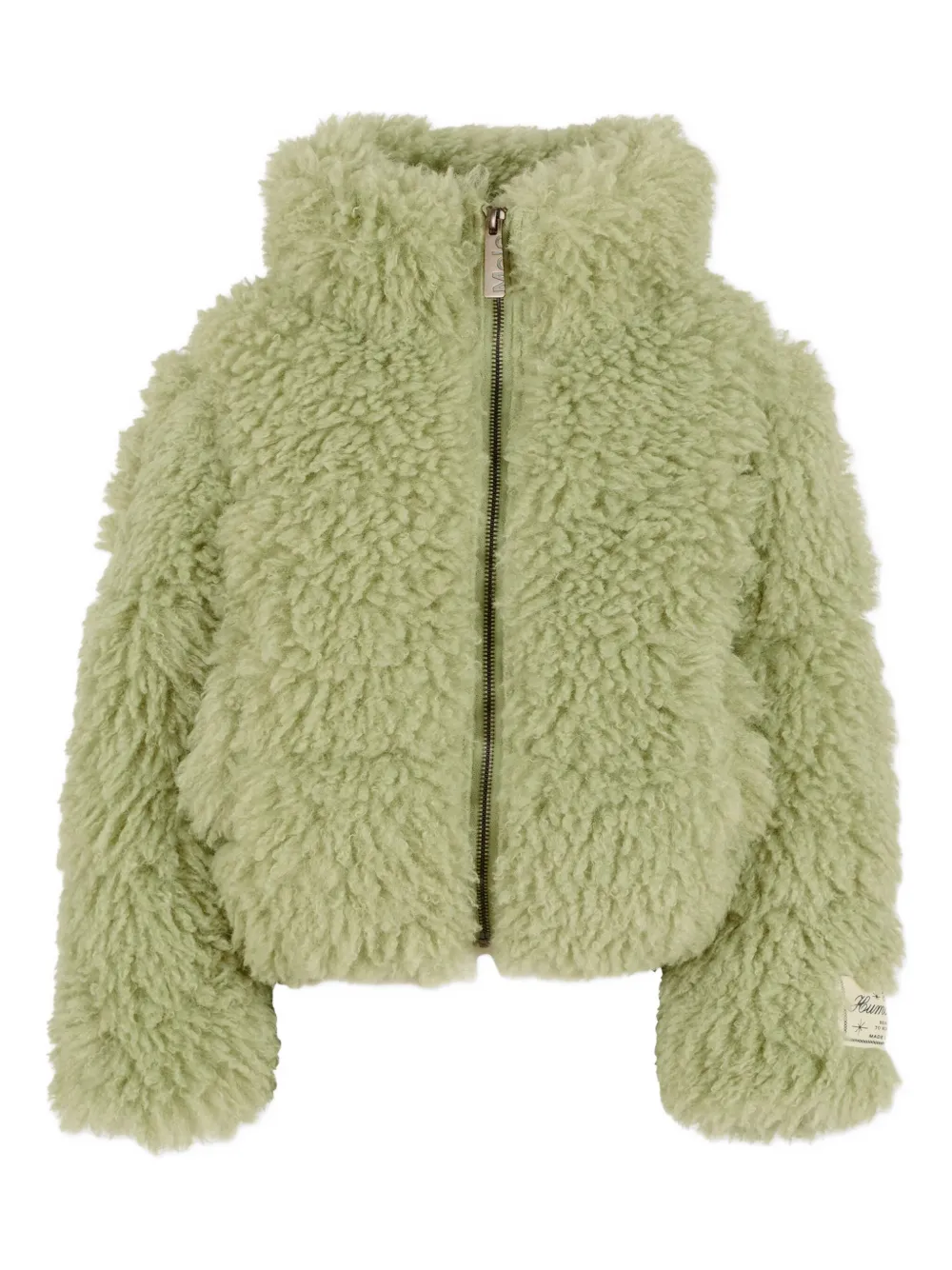 Molo turtleneck teddy-texture jacket | Image 1
