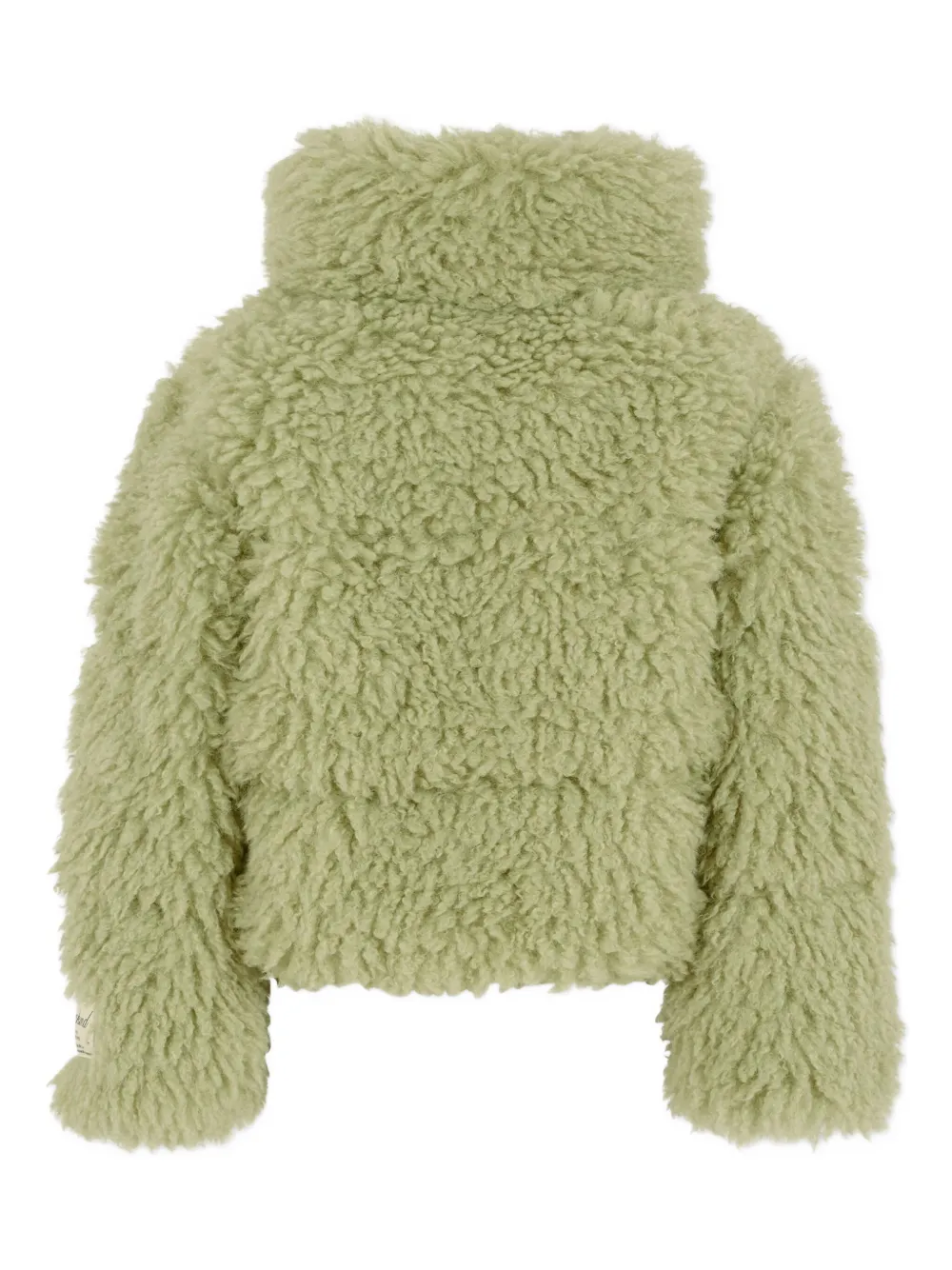 Molo turtleneck teddy-texture jacket | Girls Faux Fur Jackets | Image 2