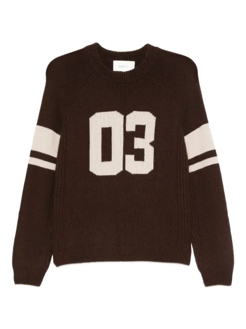 Ba&Sh number-intarsia wool sweater