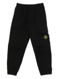 Stone Island Junior Compass-badge cargo pants - Black