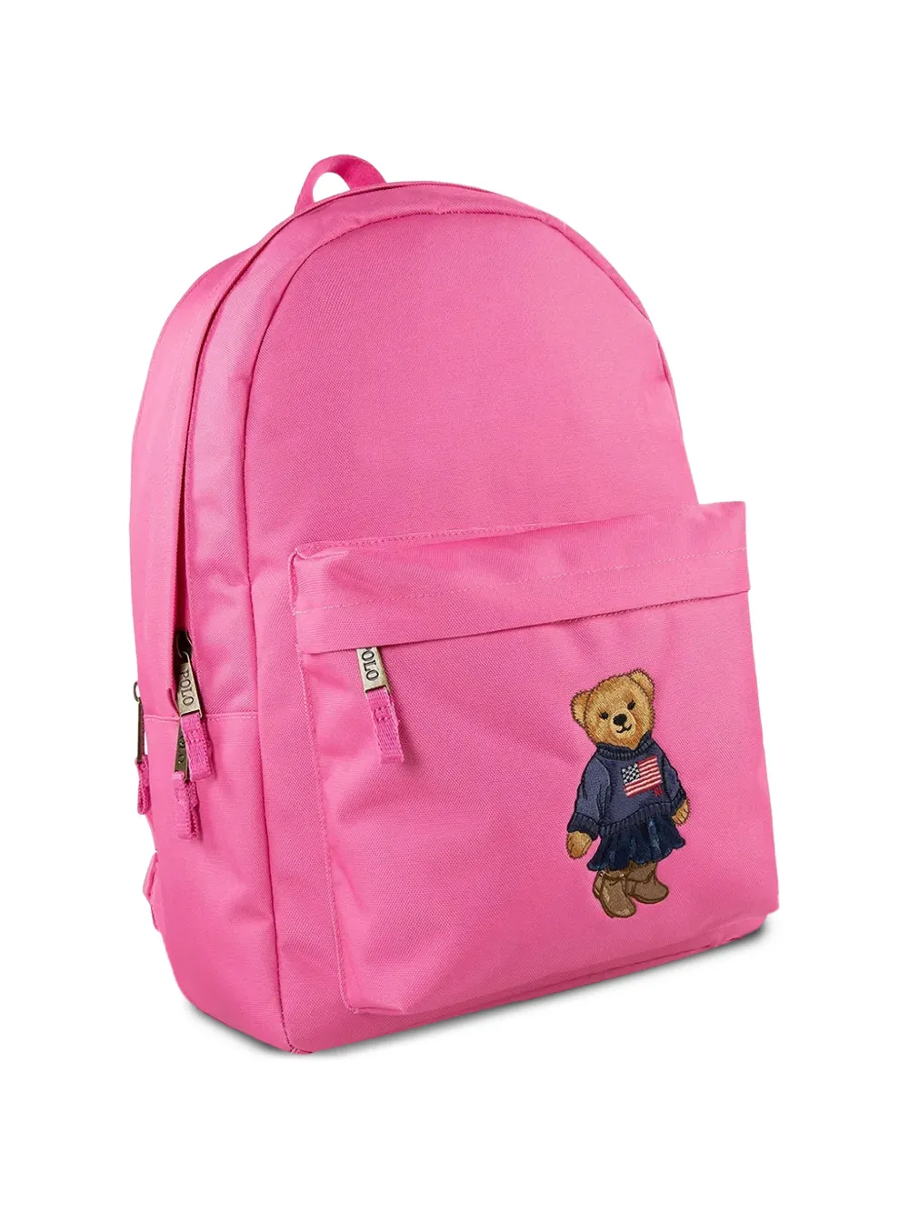 Polo Ralph Lauren Kids Bear-embellishment Backpack - Pink 