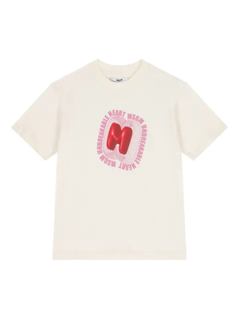 MSGM Kids logo-print T-shirt