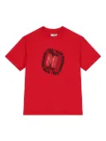 MSGM Kids logo-print T-shirt - Red