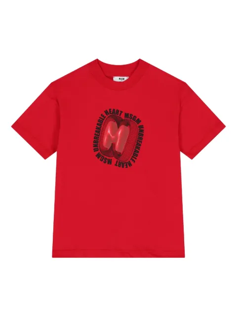 MSGM Kids logo-print T-shirt