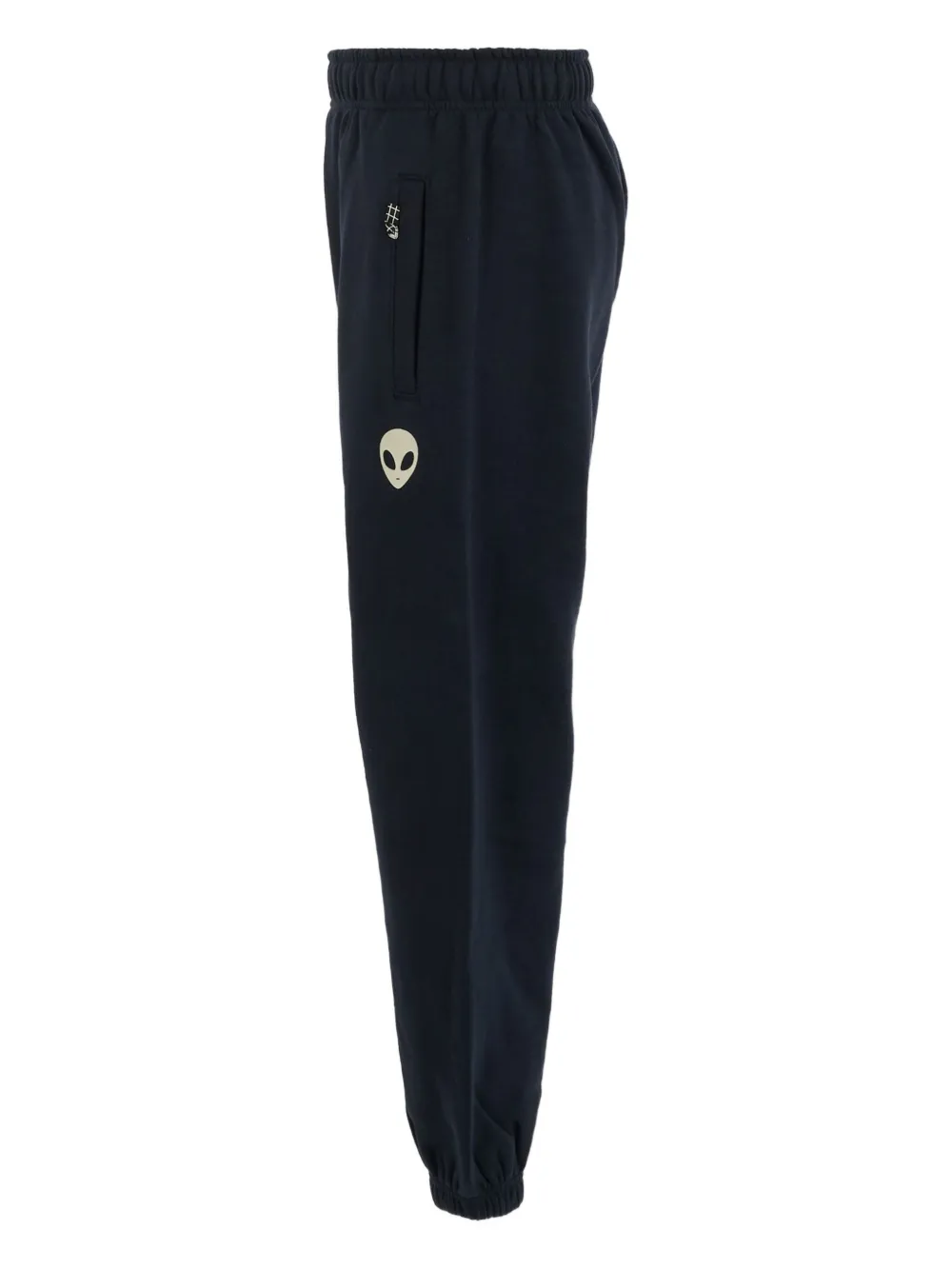 Molo Broek met alien-embleem en omgeslagen pijpen Blauw