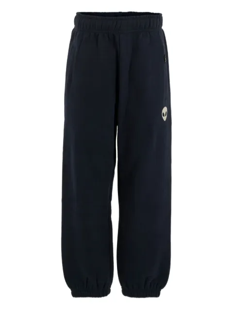 Molo alien-emblem cuffed casual trousers