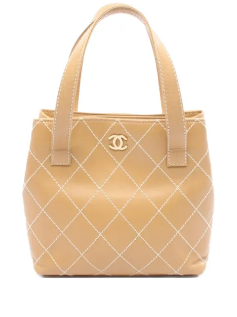 CHANEL Pre-Owned 2002-2003 stitch handbag
