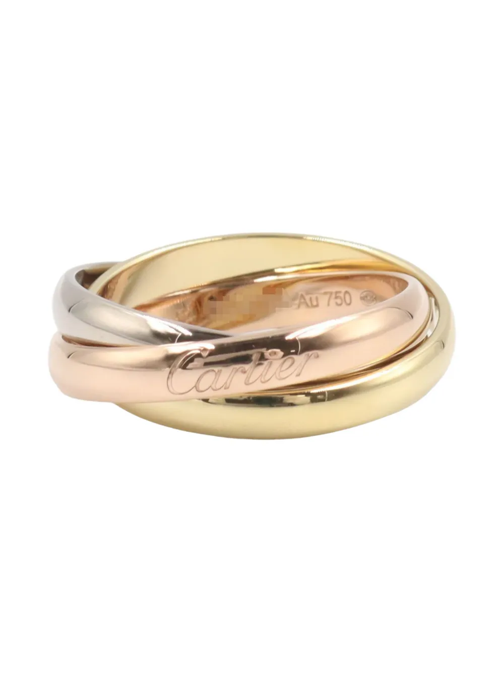 Pre-owned Cartier 2010s 18k Yellow Gold Trinity Ring