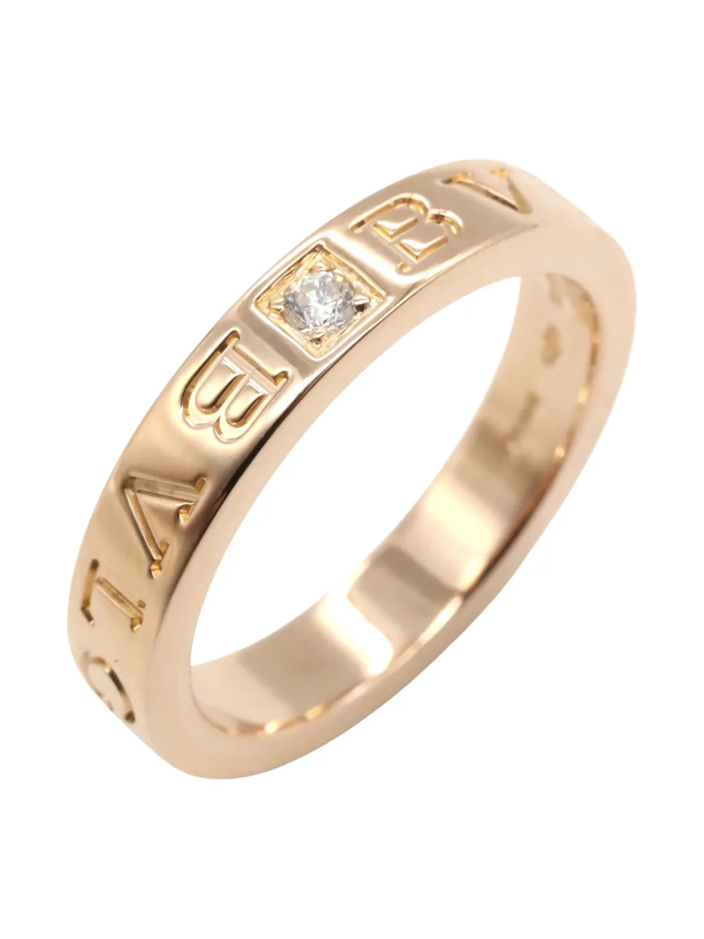 Bvlgari Pre-Owned 2010s 18kt rose gold B-zero1 diamond ring | Image 2