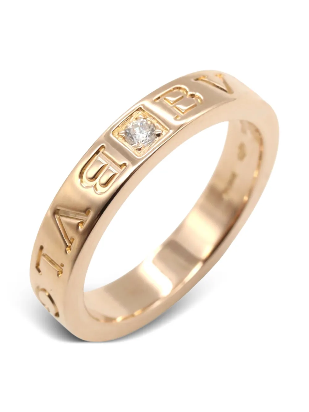 Bvlgari Pre-Owned 2010s 18kt rose gold B-zero1 diamond ring | Image 2