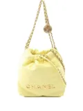 CHANEL Pre-Owned 2021 mini Chanel 22 shoulder bag - Gold