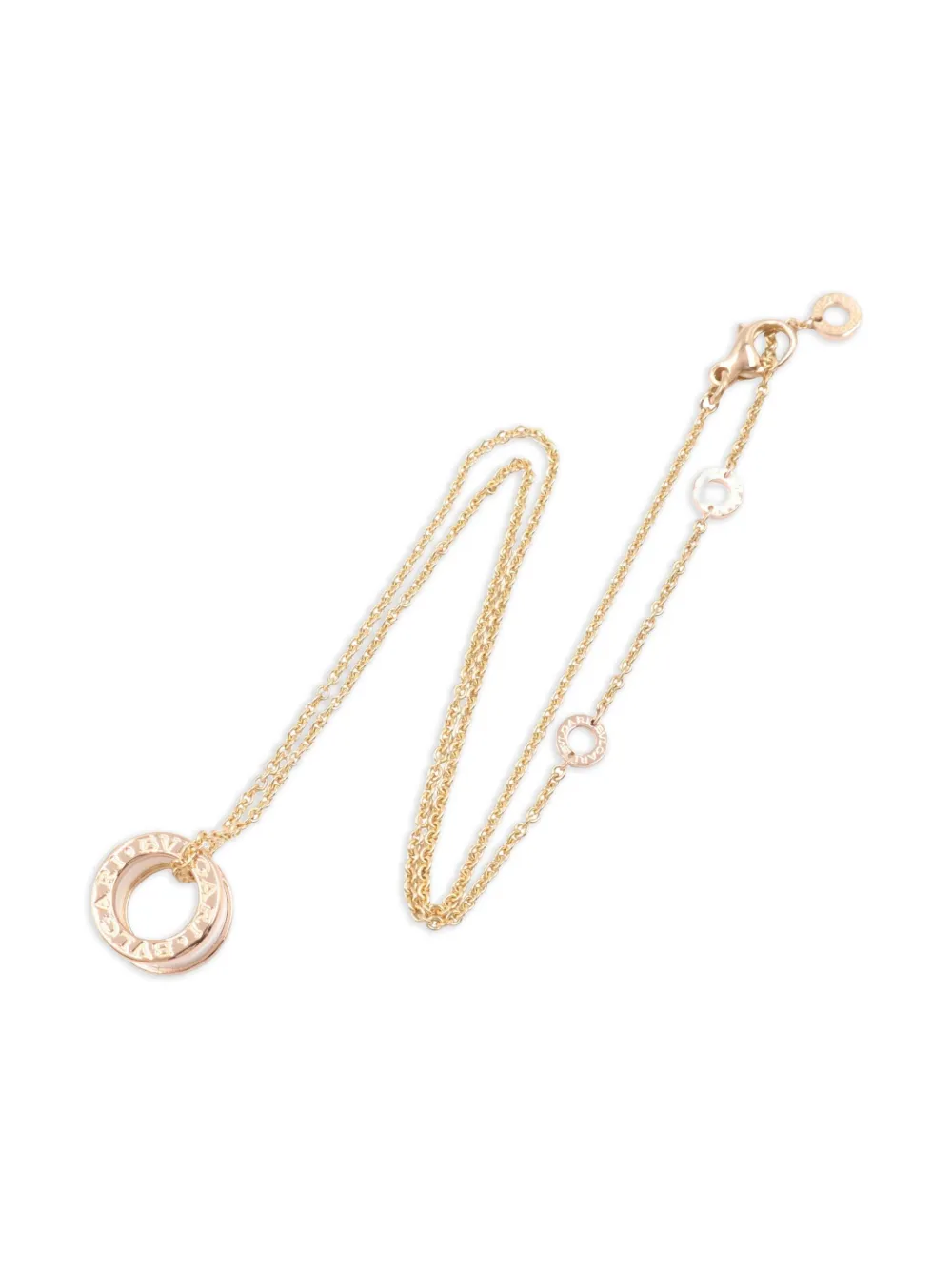 Bvlgari Pre-Owned 2010s 18K rose gold B.zero1 necklace | Pink | Image 1