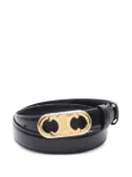 Celine Pre-Owned 2010s Triomphe leather belt - Black