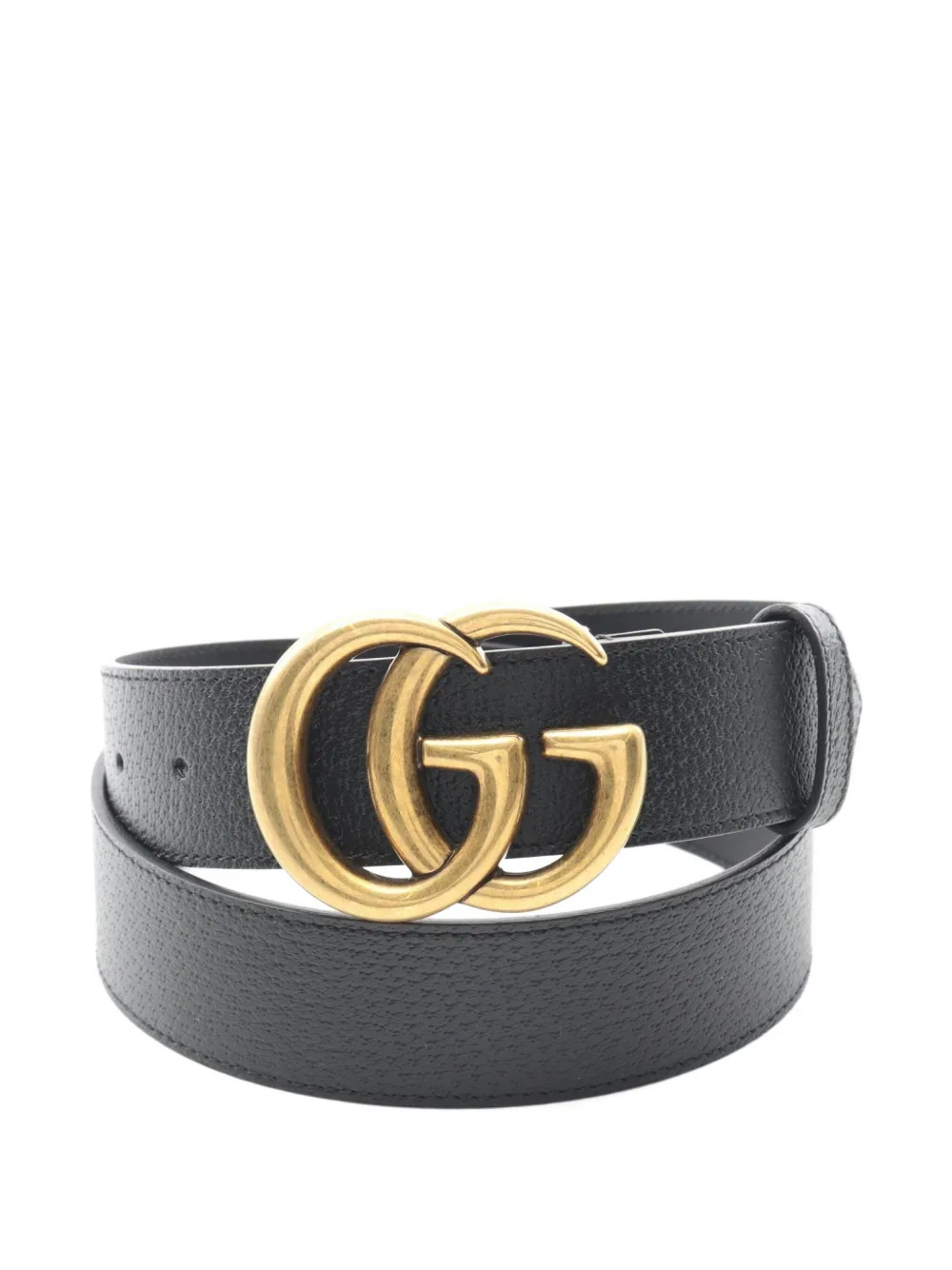 Gucci Pre-Owned 2010s GG Marmont buckle belt | Black | Image 1