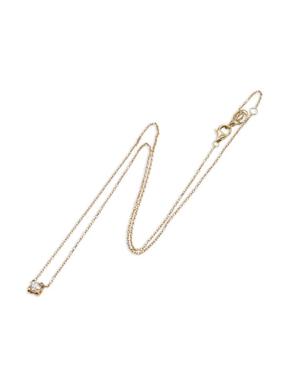 Cartier 2010s C ドゥ カルティエ ダイヤモンド ネックレス 18Kローズゴールド - ゴールドトーン Cartier 2010s C ドゥ カルティエ ダイヤモンド ネックレス 18Kローズゴールド - ゴールドトーン