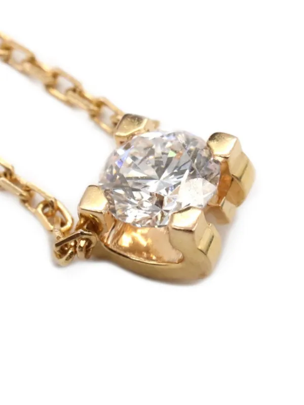 Cartier 2010s C ドゥ カルティエ ダイヤモンド ネックレス 18K