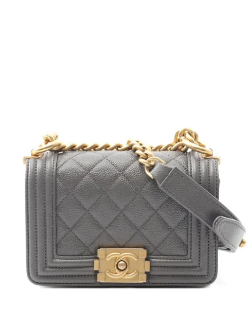 CHANEL Pre-Owned 2021 Boy Chanel mini shoulder bag