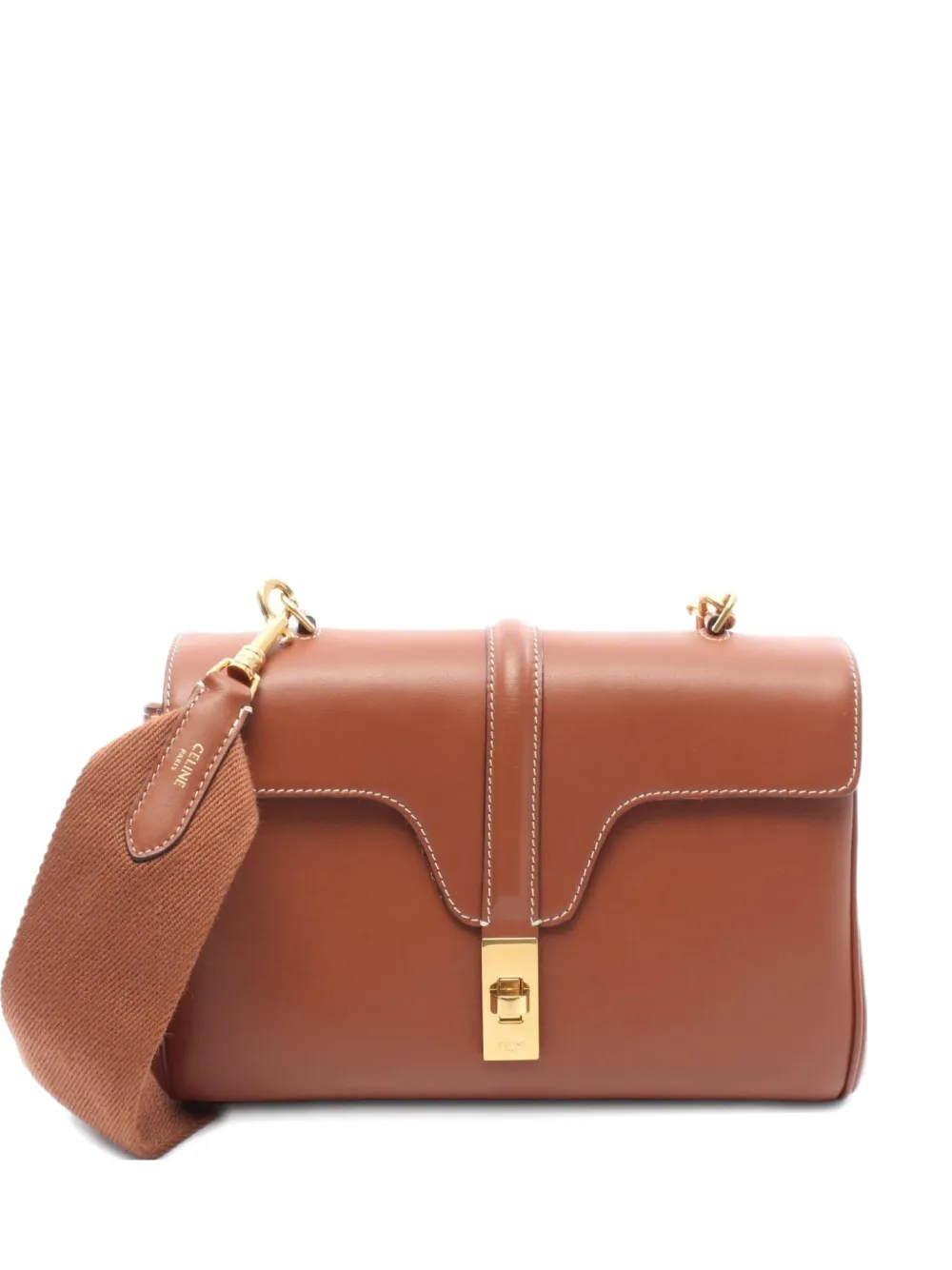 Celine Pre-Owned 2010s Teen Soft 16 shoulder bag | Brown | Image 1