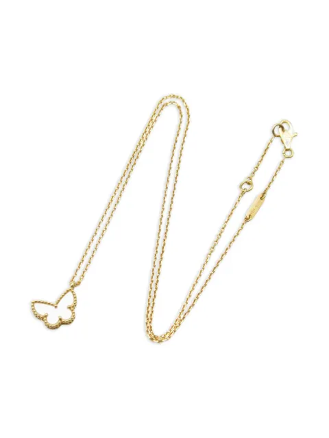 Van Cleef & Arpels 2010s 18K yellow gold Butterfly necklace