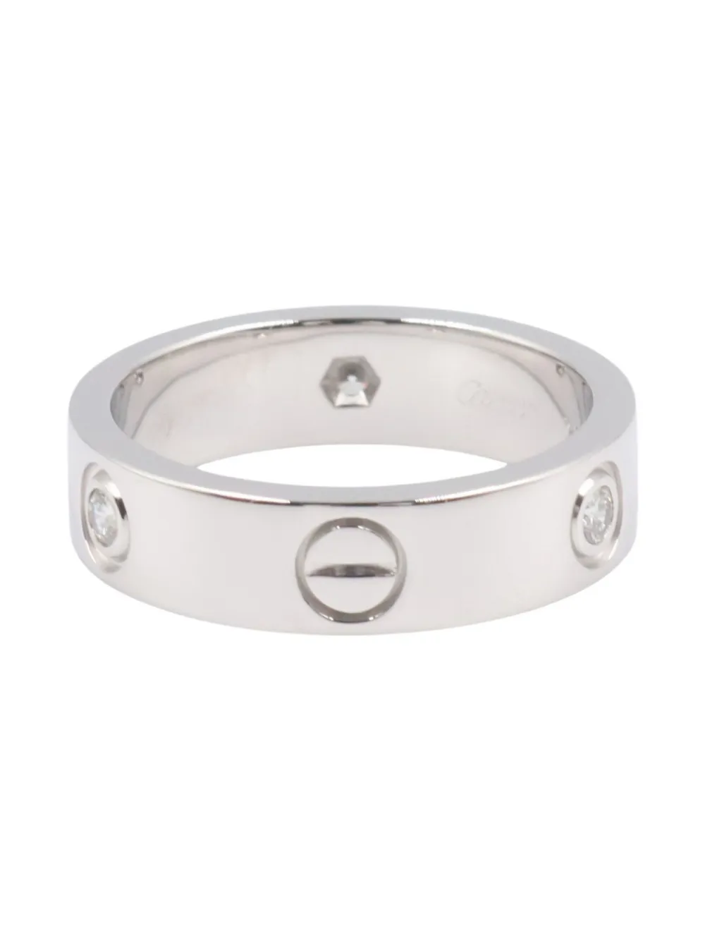 Cartier 2010s 18K white gold Love diamond ring | Image 2