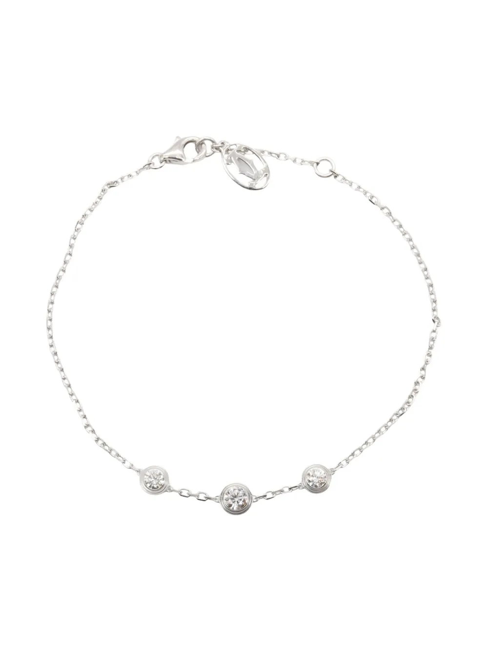 Cartier 2010s レジェ ドゥ ダイヤモンド ブレスレット 18Kホワイトゴールド - シルバートーン Cartier 2010s レジェ ドゥ ダイヤモンド ブレスレット 18Kホワイトゴールド - シルバートーン