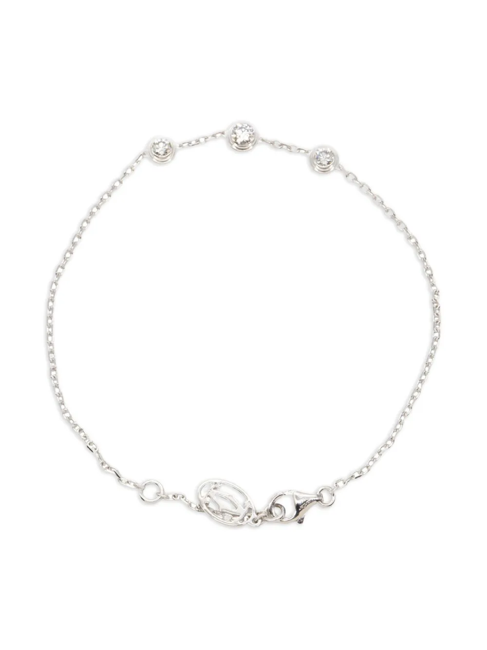 Cartier 2010s 18K white gold Légers De diamond bracelet | Image 2