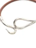 Hermès Pre-Owned 2000s leather hook bracelet - Brown