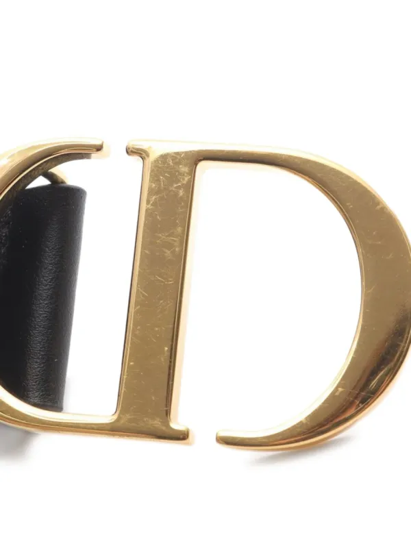 Christian Dior Pre-Owned 2010s レザーベルト | ブラック