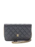 CHANEL Pre-Owned 2021 quilted chain wallet - Black
