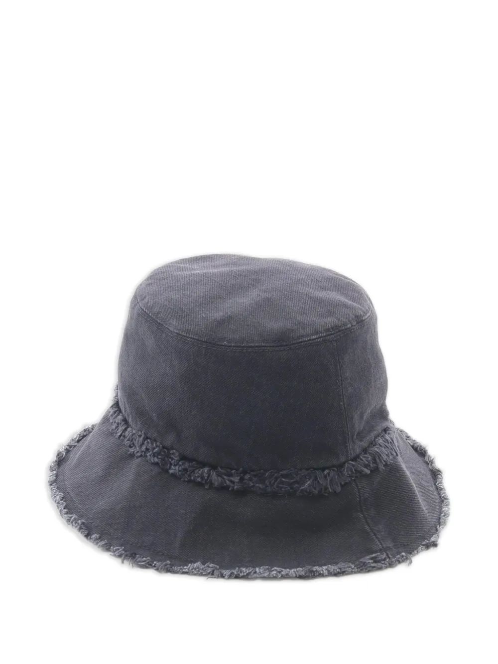 Pre-owned Miu Miu 2010s Schiele Logo Bucket Hat In Black