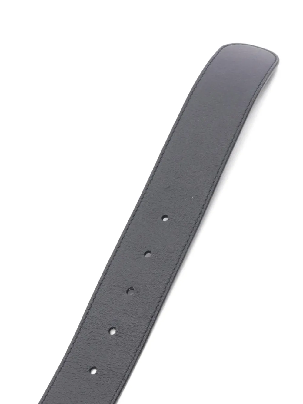 Pre-owned Gucci 2010s Gg Marmont Leather Belt In Black