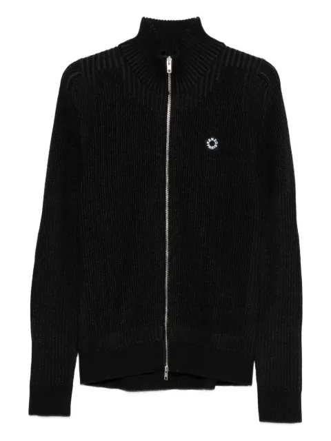 Kenzo ribbed zip-up cardigan