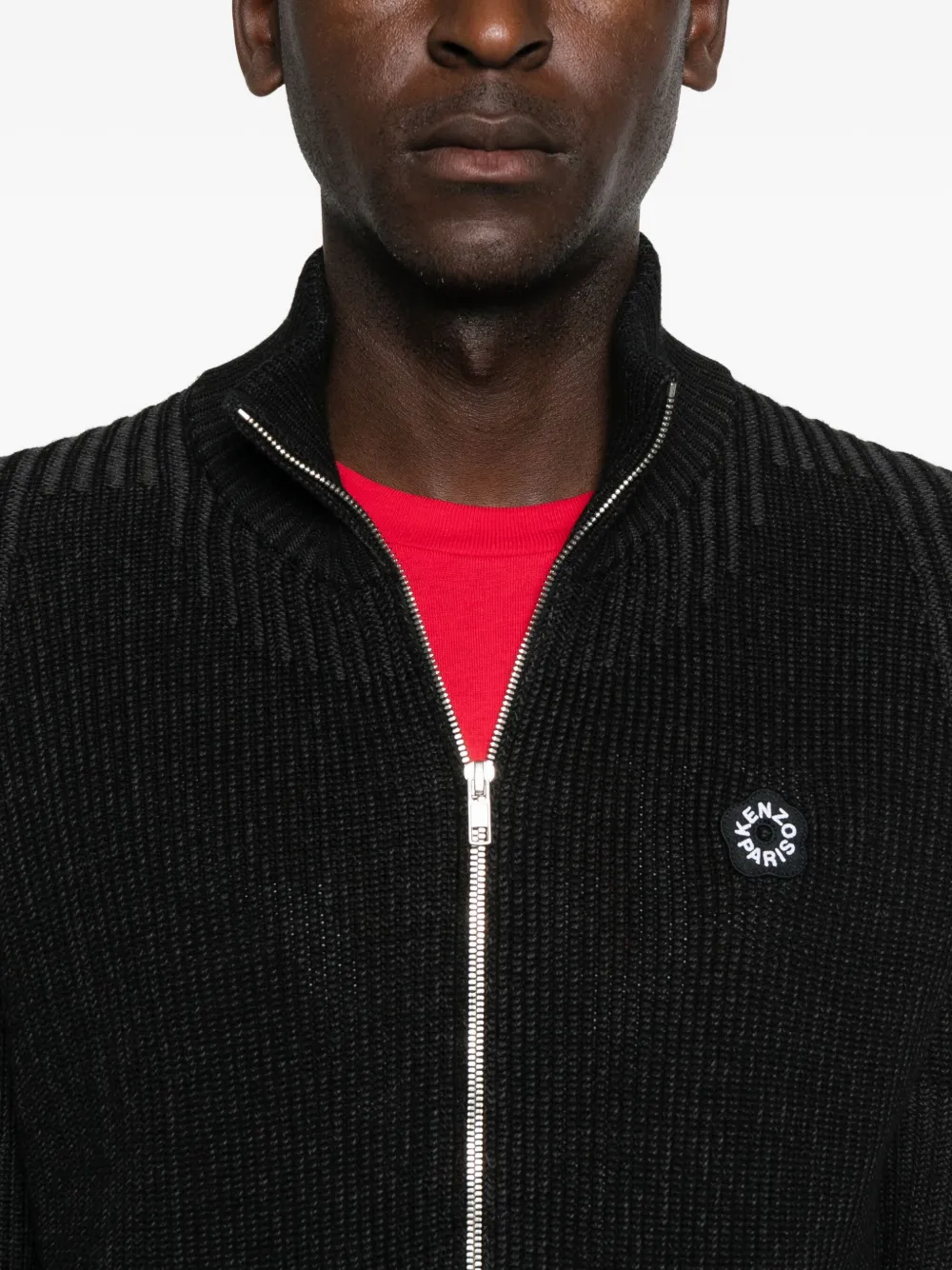 Kenzo ジップアップ カーディガン | ブラック | FARFETCH JP