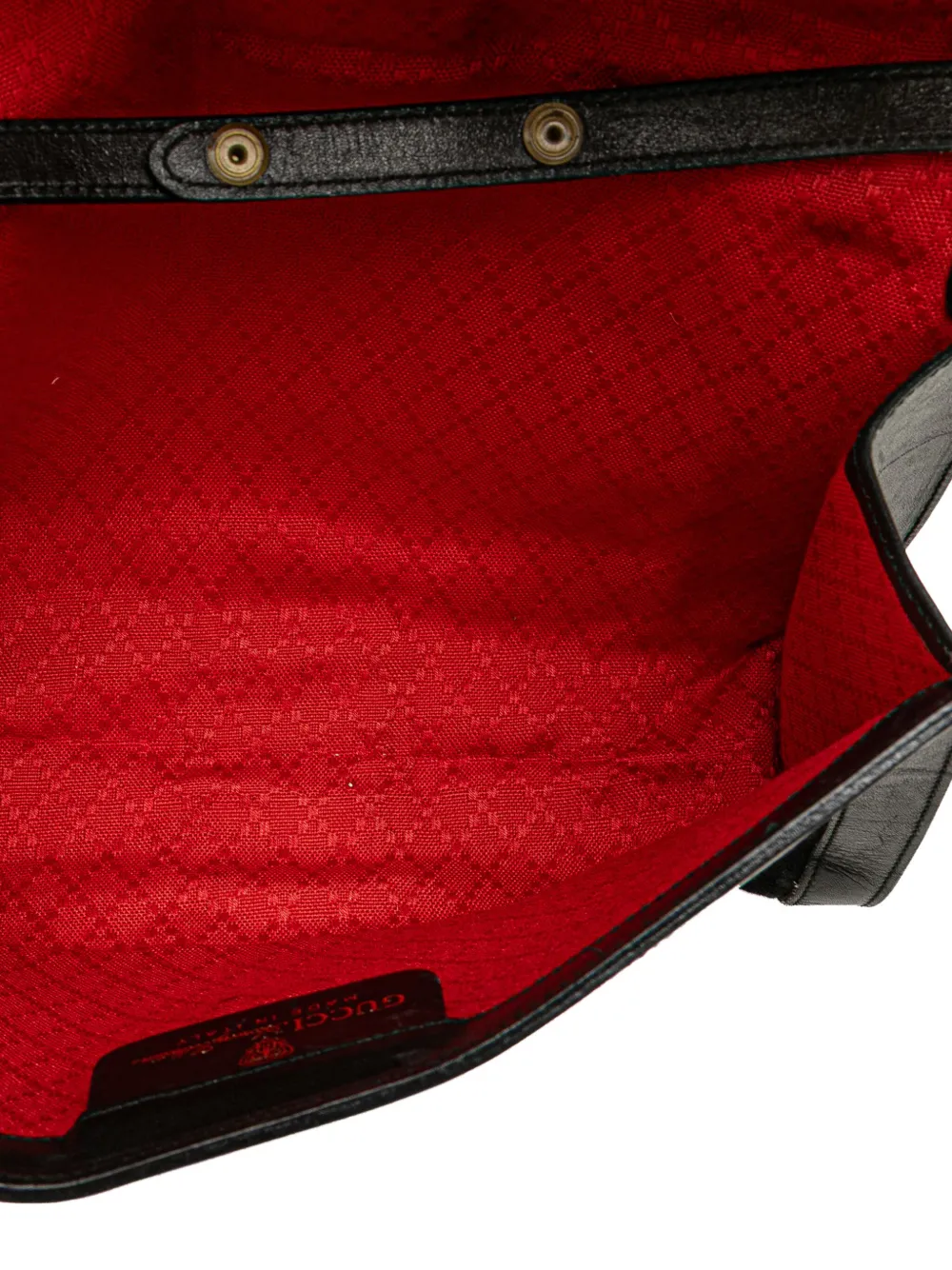 Pre-owned Gucci 20th Century Gg Canvas Web Crossbody Bag In Black
