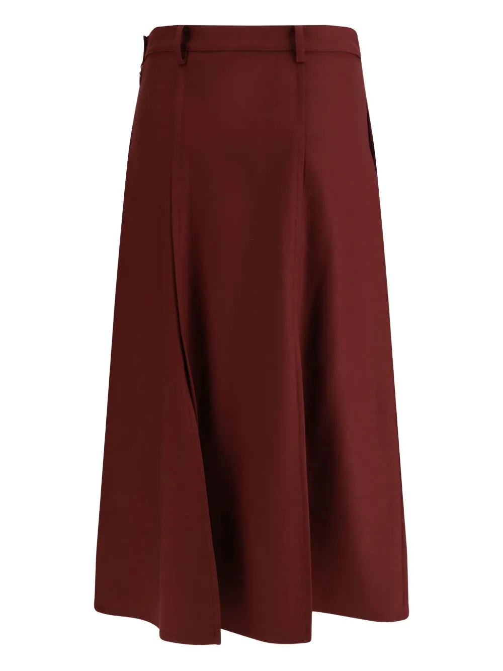 CRIDA Siviglia faille midi-rok - Rood