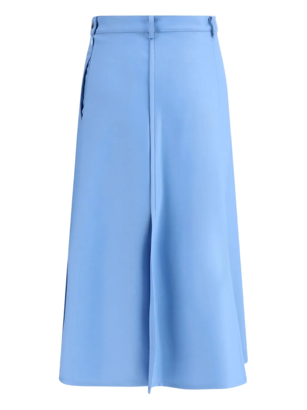 CRIDA Siviglia pocket faille midi skirt - Blauw