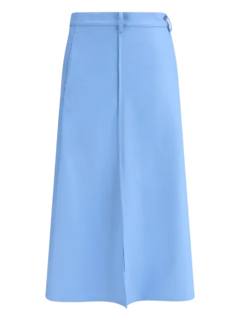 CRIDA Siviglia pocket faille midi skirt