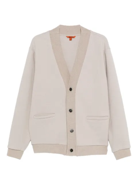 Barena buttoned contrast-panel cardigan