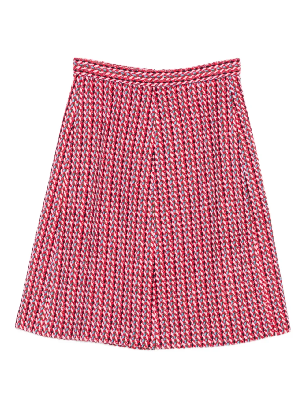 Nº21 pleated mini skirt | Red | Image 1