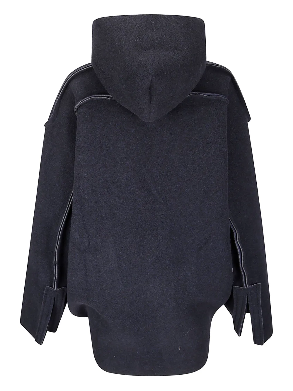 Ottolinger drawstring-hood laser-cut jacket - Blauw
