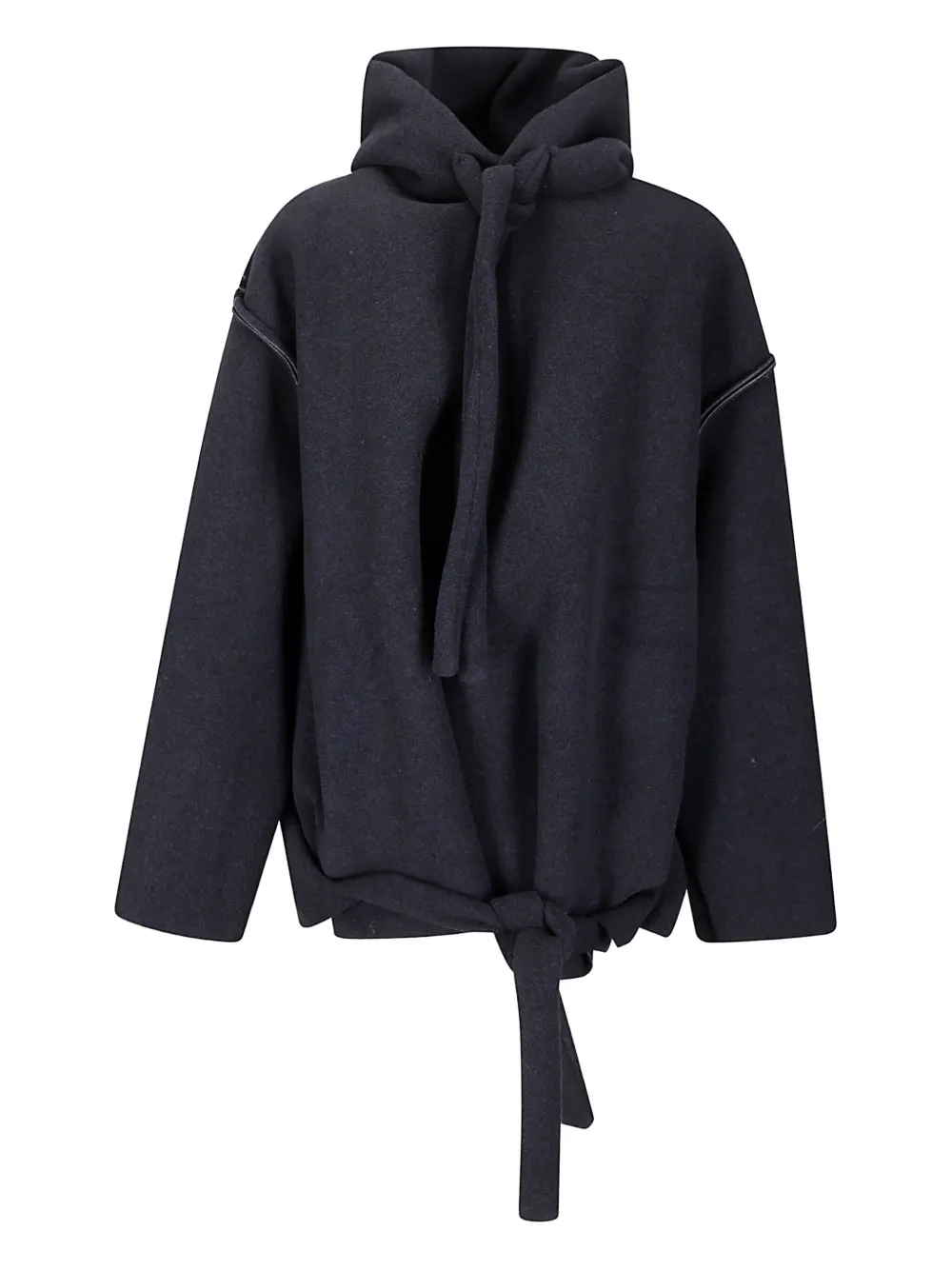 Ottolinger Drawstring-hood Laser-cut Jacket In Blue
