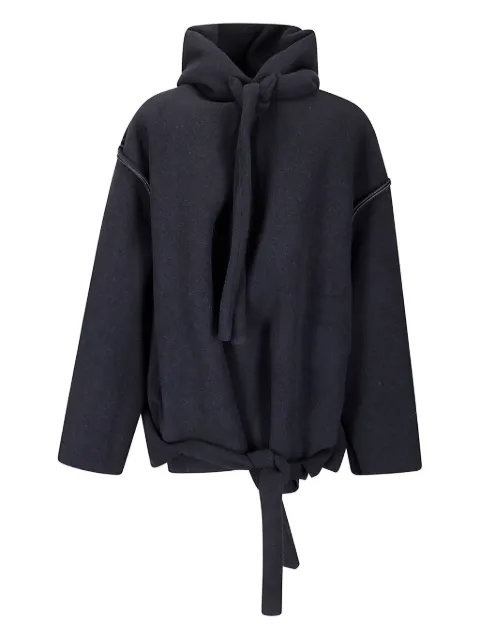 Ottolinger drawstring-hood laser-cut jacket