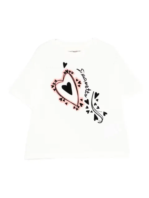 Simonetta heart-print T-shirt