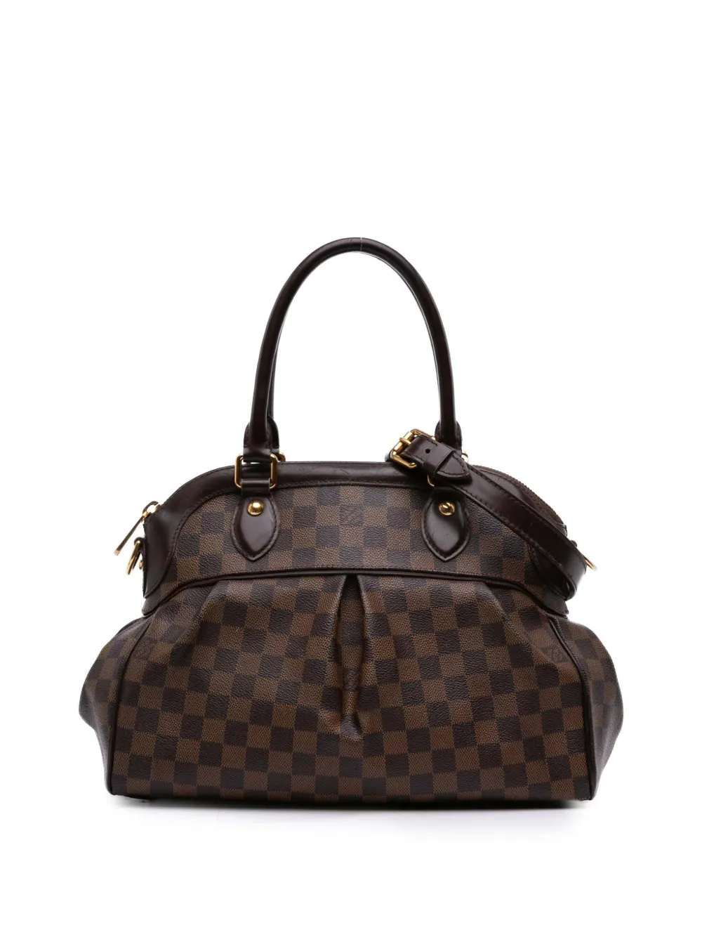 Louis Vuitton Pre-Owned 2008 ダミエ エベヌ トレヴィ PM サッチェルバッグ - ブラウン Louis Vuitton Pre-Owned 2008 ダミエ エベヌ トレヴィ PM サッチェルバッグ - ブラウン