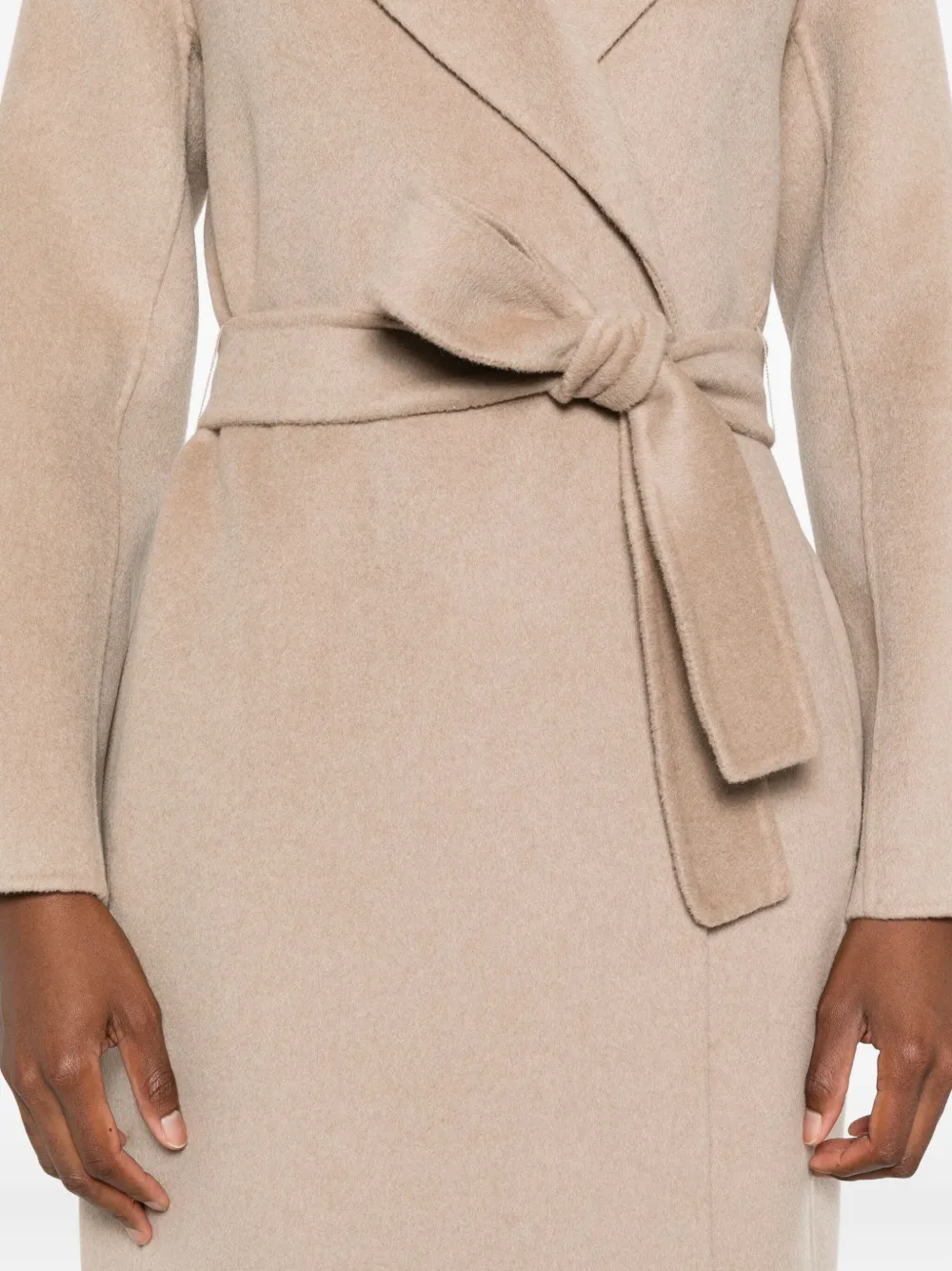 'S Max Mara Jas met ceintuur Beige