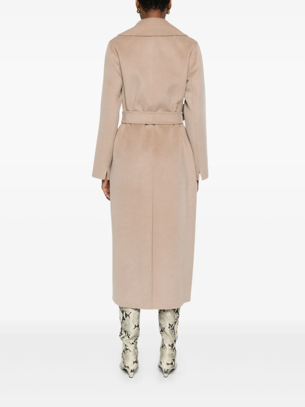 'S Max Mara Jas met ceintuur Beige